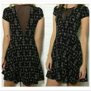 Kimchi Blue Mesh Skater Dress